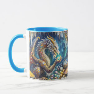 Fantasy Niedlich Dragon Stone Cavern Tasse