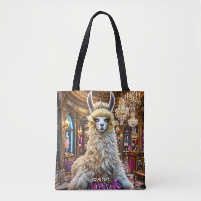 Fantasy Niedlich Drama Llama Queen (Vorderseite)