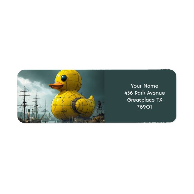 Fantasy Niedlich Duck War Ship (Vorne)