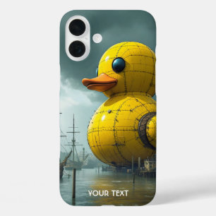 Fantasy Niedlich Duck War Ship iPhone 16 Plus Hülle