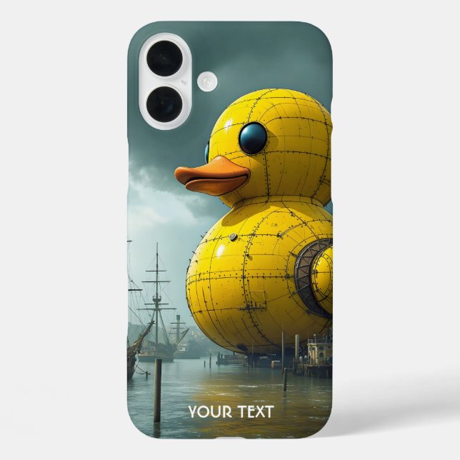 Fantasy Niedlich Duck War Ship Case-Mate iPhone Hülle (Rückseite)