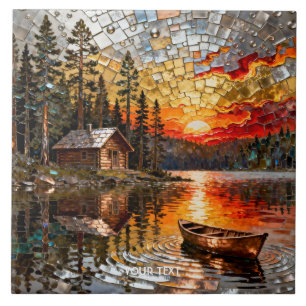 Fantasy Niedlich Embossed Metal Landschaft Fliese