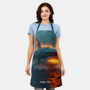 Fantasy Niedlich Fire Sharing Sea Schürze