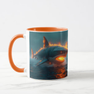 Fantasy Niedlich Fire Sharing Sea Tasse