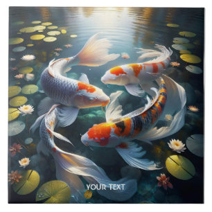 Fantasy Niedlich Fish Lake Blume Fliese