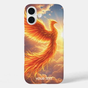 Fantasy Niedlich Flaming Phoenix Steigung iPhone 16 Plus Hülle