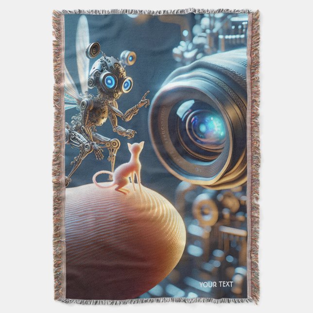Fantasy Niedlich Fly Robot Finger Decke (Vorderseite Vertikal)