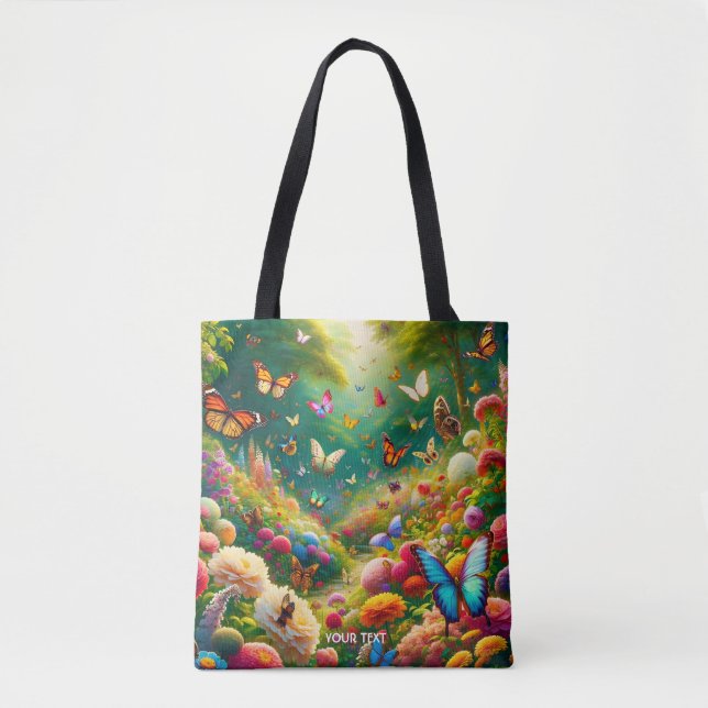 Fantasy Niedlich Forest Blume Schmetterlinge (Vorderseite)