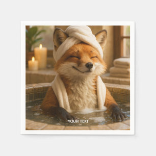 Fantasy Niedlich Fox im Wellness-Center Serviette