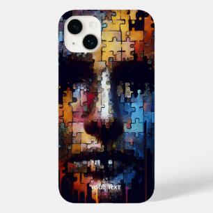 Fantasy Niedlich Fragments Man Face Case-Mate iPhone 14 Plus Hülle