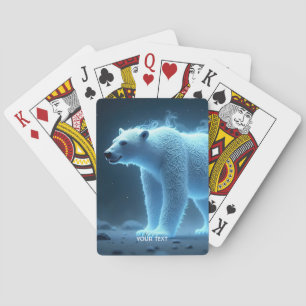 Fantasy Niedlich Ghoful Polar Bär Spielkarten