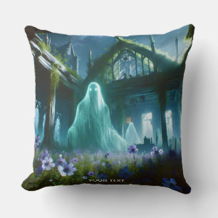 Fantasy Niedlich Ghost Old House Kissen