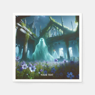 Fantasy Niedlich Ghost Old House Serviette