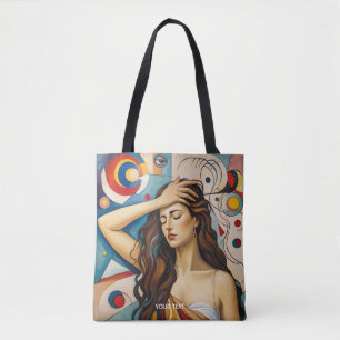 Fantasy Niedlich Girl Cubist Style