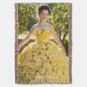 Fantasy Niedlich Girl Lemon Dress Decke