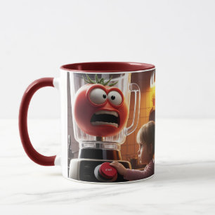 Fantasy Niedlich Girl Tomato Blender Tasse