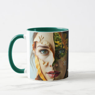 Fantasy Niedlich Girl Tree Landschaft Tasse