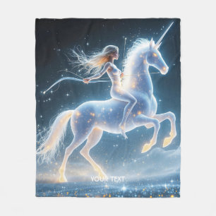 Fantasy Niedlich Girl Unicoro Space Fleecedecke