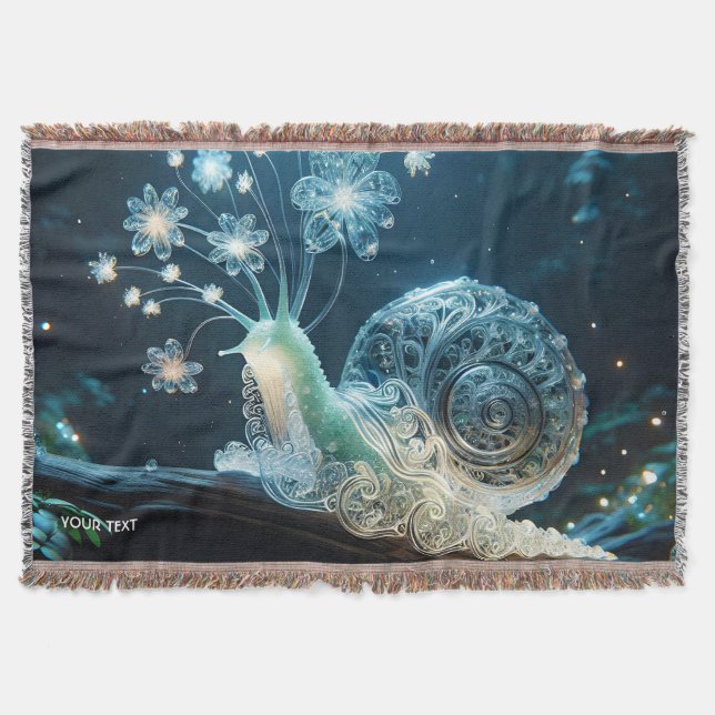 Fantasy Niedlich Glass Snail Sea Decke (Vorderseite)