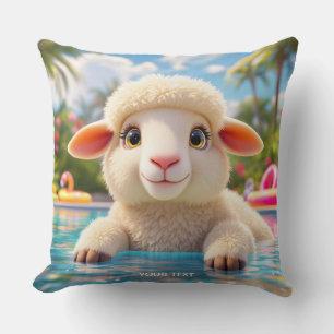 Fantasy Niedlich Happy Sheep Pool Kissen