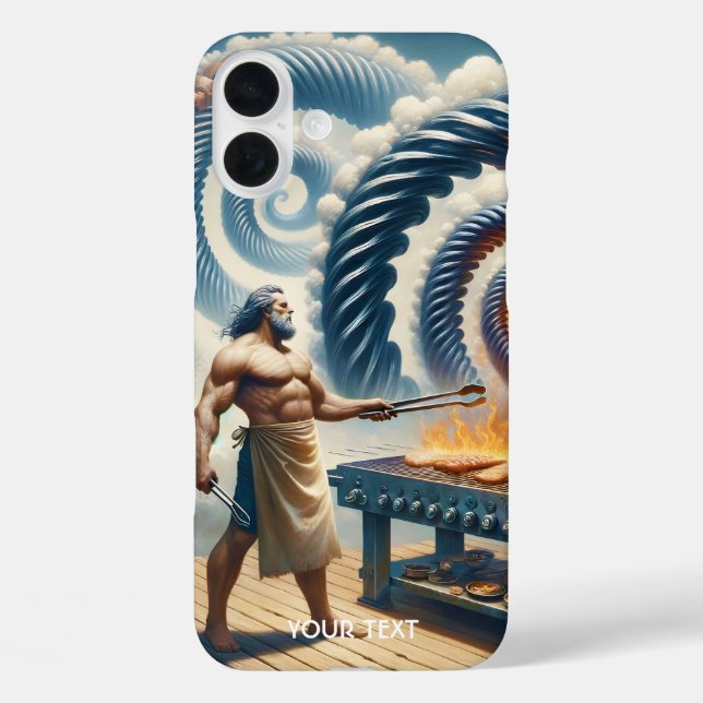 Fantasy Niedlich Heroic Grill Vater Case-Mate iPhone Hülle (Rückseite)