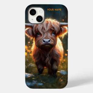 Fantasy Niedlich Highland Baby Cow Case-Mate iPhone 14 Plus Hülle