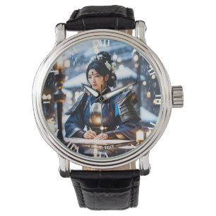 Fantasy Niedlich Japanisch Samurai General Armbanduhr