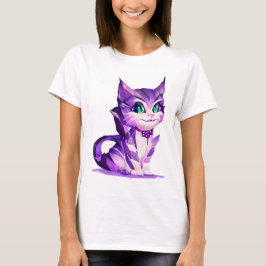 Fantasy Niedlich Kawaii baby Cheshire cat kitten T-Shirt