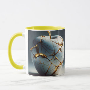 Fantasy Niedlich Kintsugi Porcelain Apple Tasse