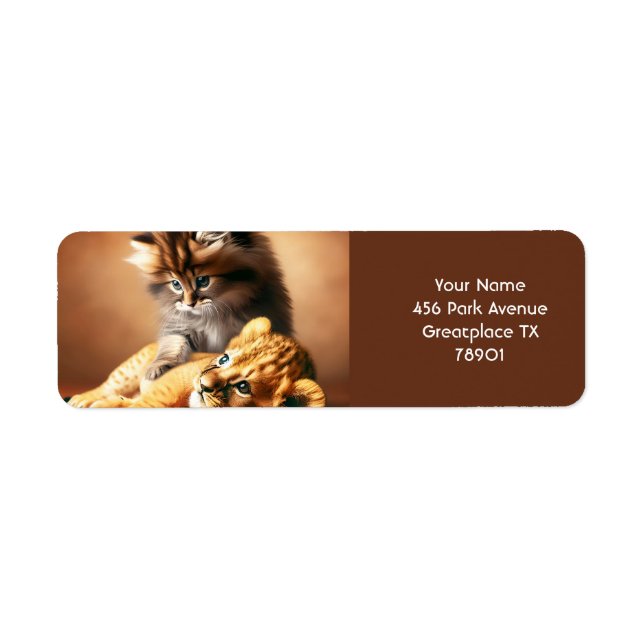 Fantasy Niedlich Kitchen spielen mit Tiger (Vorne)