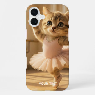 Fantasy Niedlich Kitten Kleine Ballerina iPhone 16 Plus Hülle