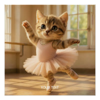 Fantasy Niedlich Kitten Kleine Ballerina