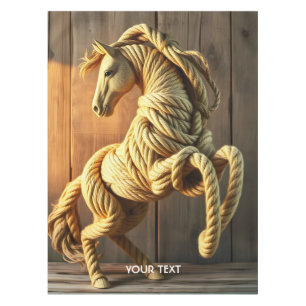 Fantasy Niedlich Knot handgemacht Pferd Tischdecke