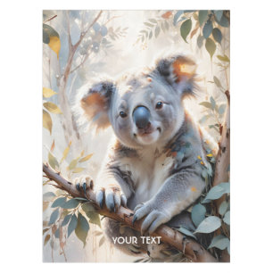 Fantasy Niedlich Koala Tree Wasserfarbe Tischdecke