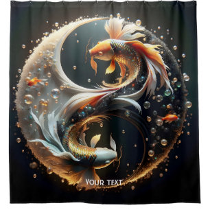 Fantasy Niedlich Koi Yang Duschvorhang