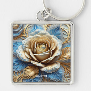 Fantasy Niedlich Lace Filigree Rose Schlüsselanhänger