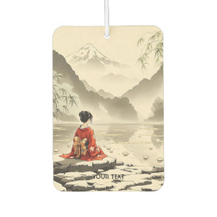 Fantasy Niedlich Lake Blume Girl Autolufterfrischer