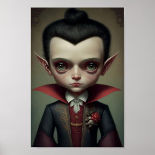 Fantasy Niedlich Little Vampire Boy Poster