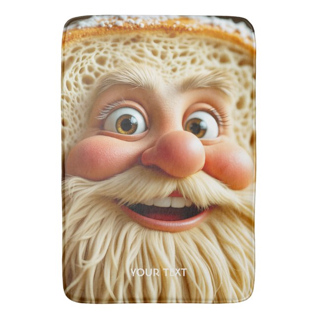 Fantasy Niedlich Loaf Bart Badematte (Vorderseite Vertikal)