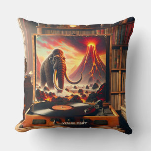 Fantasy Niedlich Mammoth Vinyl Player Kissen
