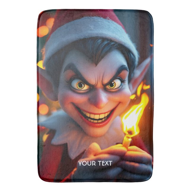 Fantasy Niedlich Match Weihnachtsbaum Badematte (Vorderseite Vertikal)