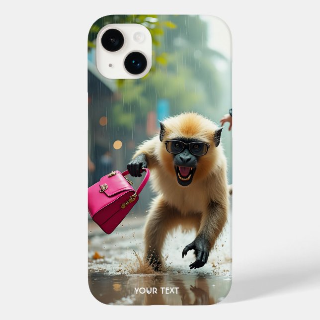 Fantasy Niedlich Monkey Girl Bag Case-Mate iPhone Hülle (Rückseite)