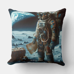 Fantasy Niedlich Moon Astronaut Bags Kissen