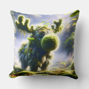 Fantasy Niedlich Moss Moose Forest Kissen