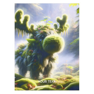 Fantasy Niedlich Moss Moose Forest Tischdecke