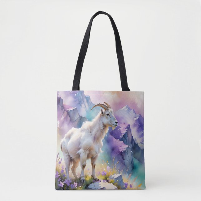 Fantasy Niedlich Mountain Goat Meadow Wiese (Vorderseite)