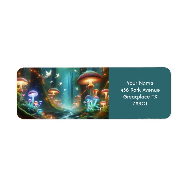 Fantasy Niedlich Mushroom Forest Night (Vorne)