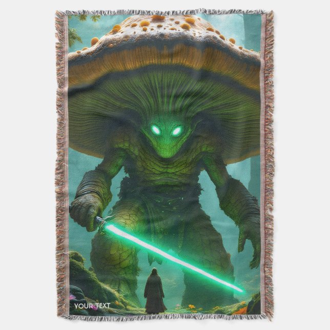 Fantasy Niedlich Mushroom Säbelwald Decke (Vorderseite Vertikal)