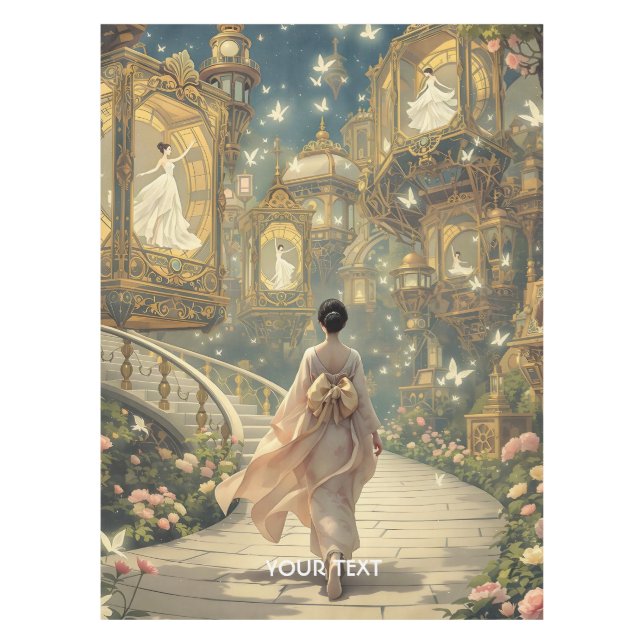 Fantasy Niedlich Music Box Garden Tischdecke (Vorderseite)