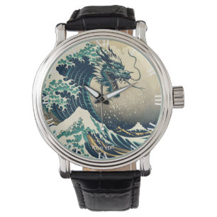 Fantasy Niedlich Mythischer japanischer Drache Armbanduhr